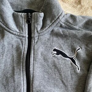 Puma Teen Charcoal Gray Jacket
